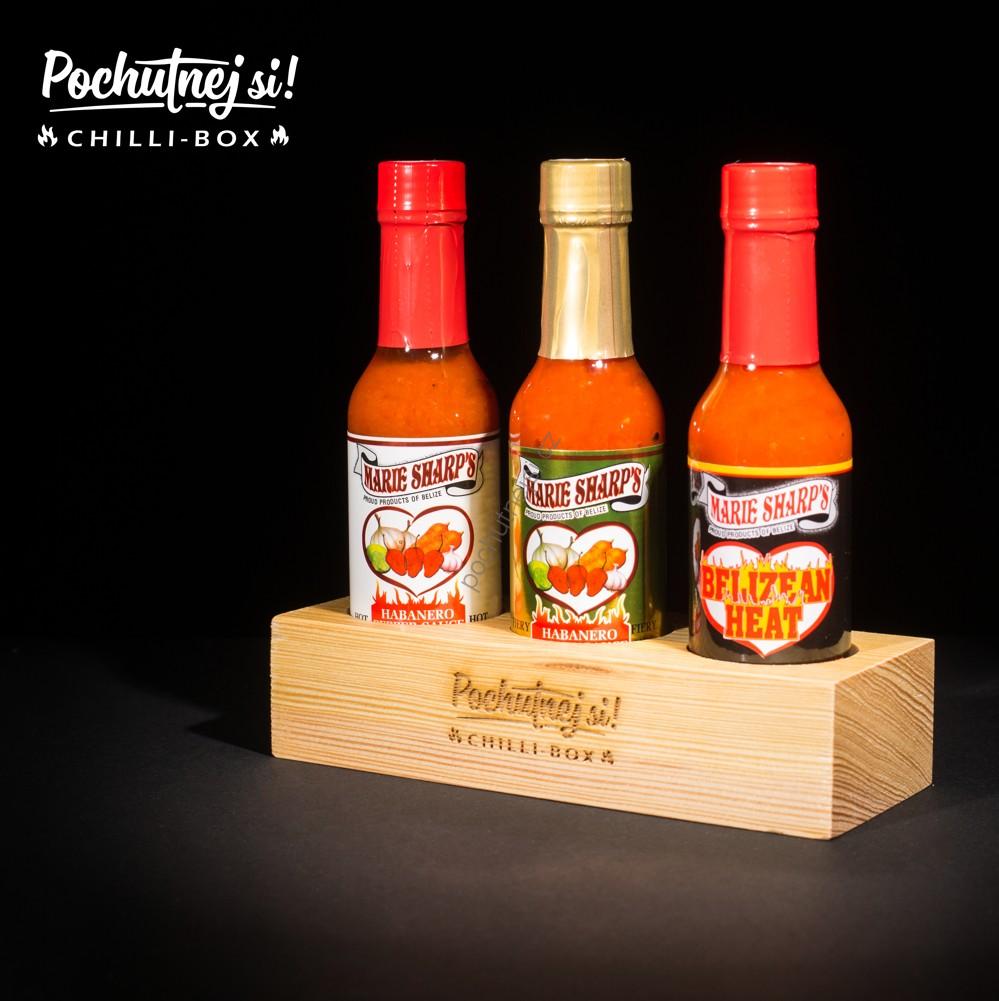 Chilli Box Marie Sharp´s (dárkový box na 3 omáčky)