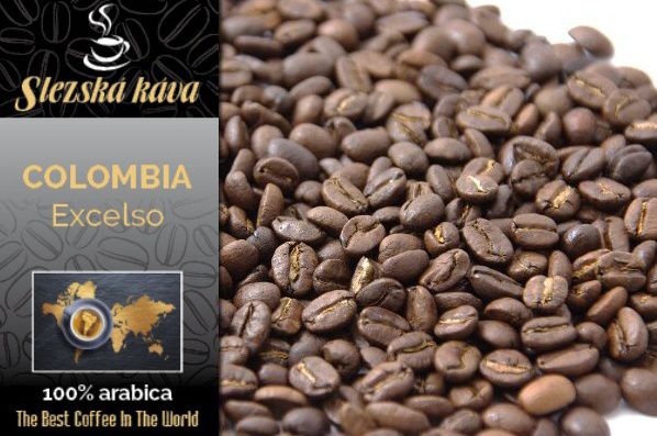 Káva Colombia Excelso "Slezská káva" 150 g zrno
