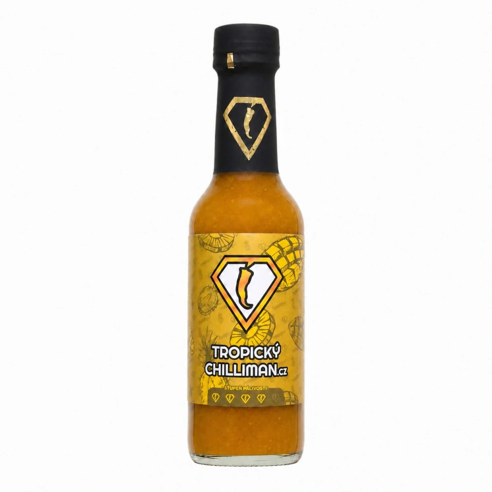 Tropický Chilliman 🌶️🌶️🌶️🌶️- omáčka 175 ml