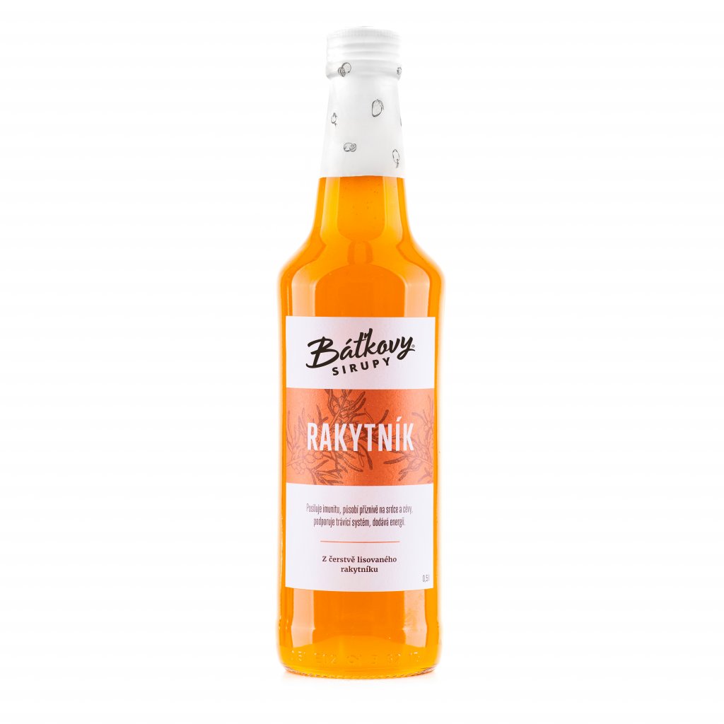 Báťkovy sirupy RAKYTNÍK 0,5l