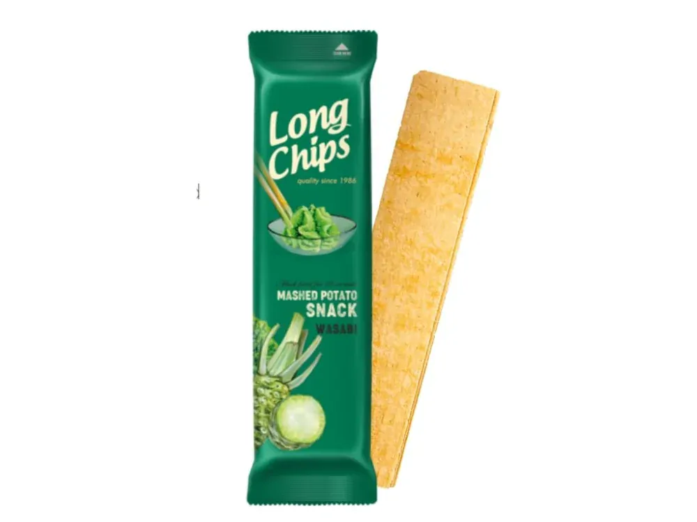 LongChips bramborový snack Wasabi 75g