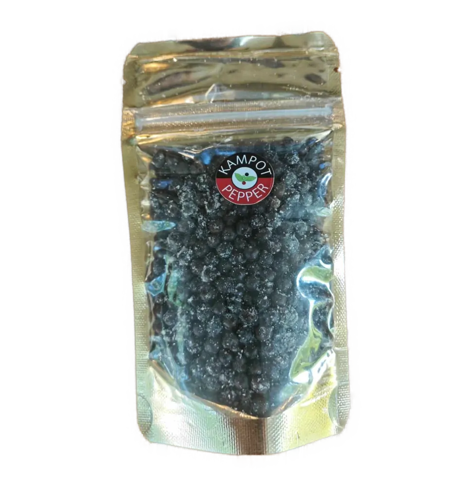 Kampotský zelený pepř fermentovaný 50g