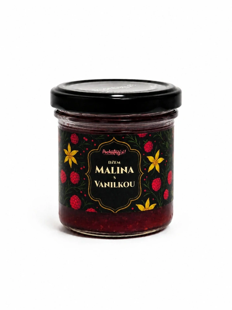 Pochutnej si! Džem malina s vanilkou 150g