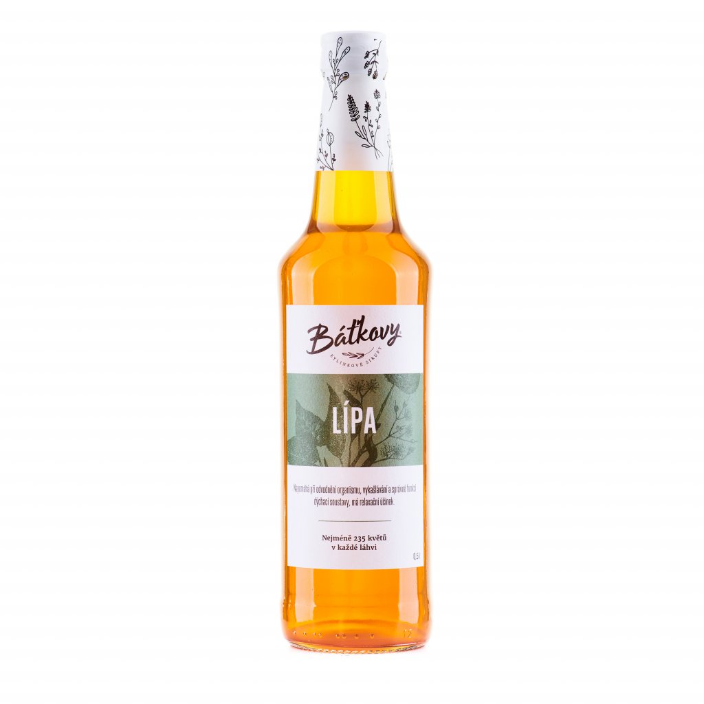 Báťkovy sirupy LÍPA 0,5l