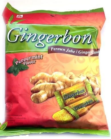 Gingerbon zázvorové bonbóny s příchuťí mentolový 125g