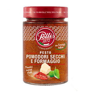 Polli Pesto ze sušených rajčat se sýrem 190g