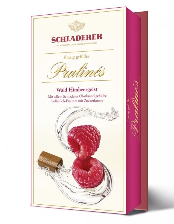 Schladerer Malinovice v mléčné čokoládě 127g