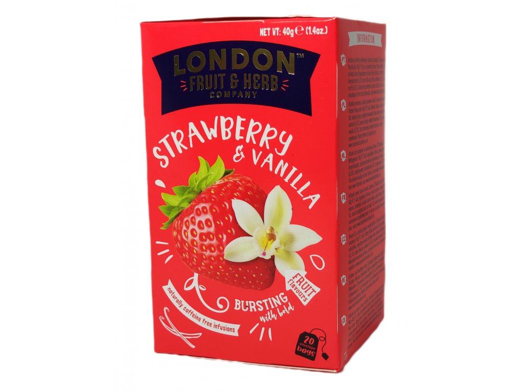 London Jahoda s vanilkou 40g 