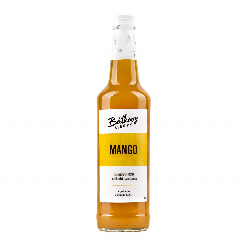 Báťkovy sirupy MANGO 0,5l