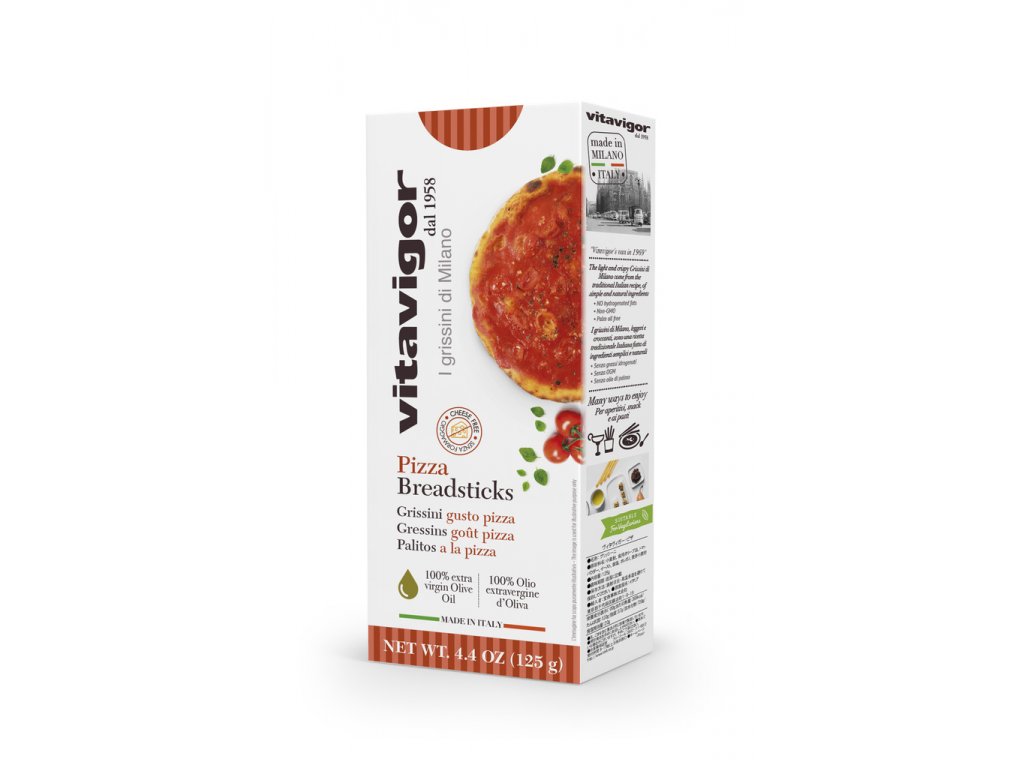 Grissini - tyčinky s příchutí pizzy 110g