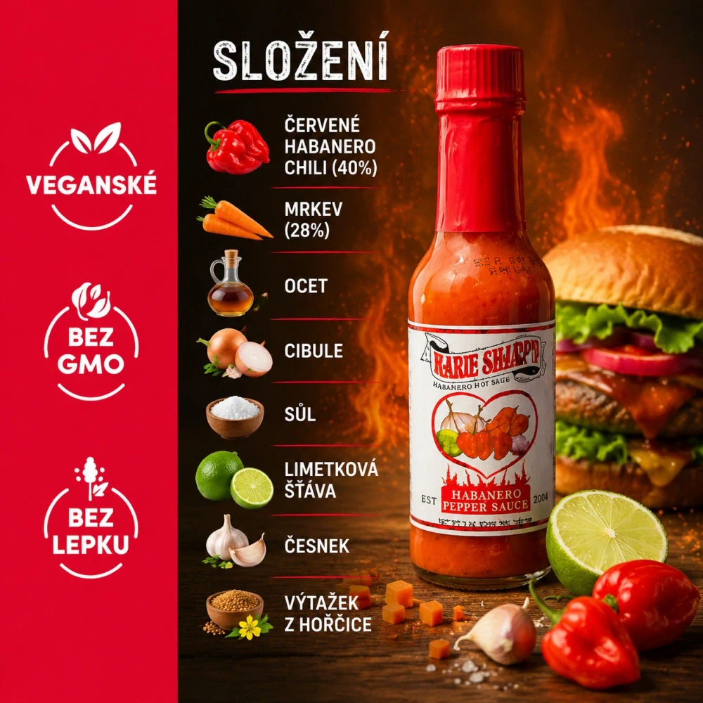 Marie Sharp's Hot Habanero Pepper Sauce 148ml