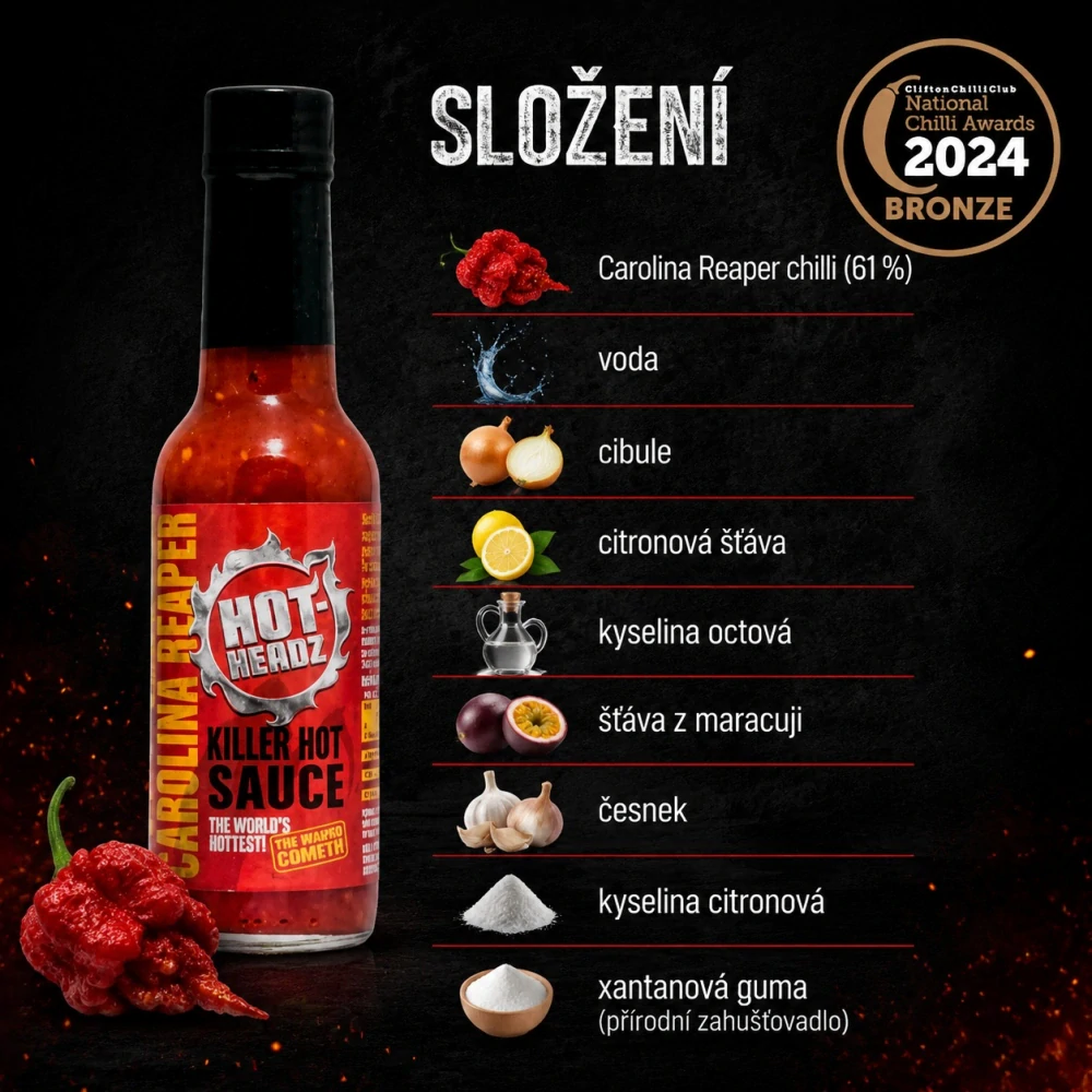 Hot Headz! Carolina reaper killer 148ml