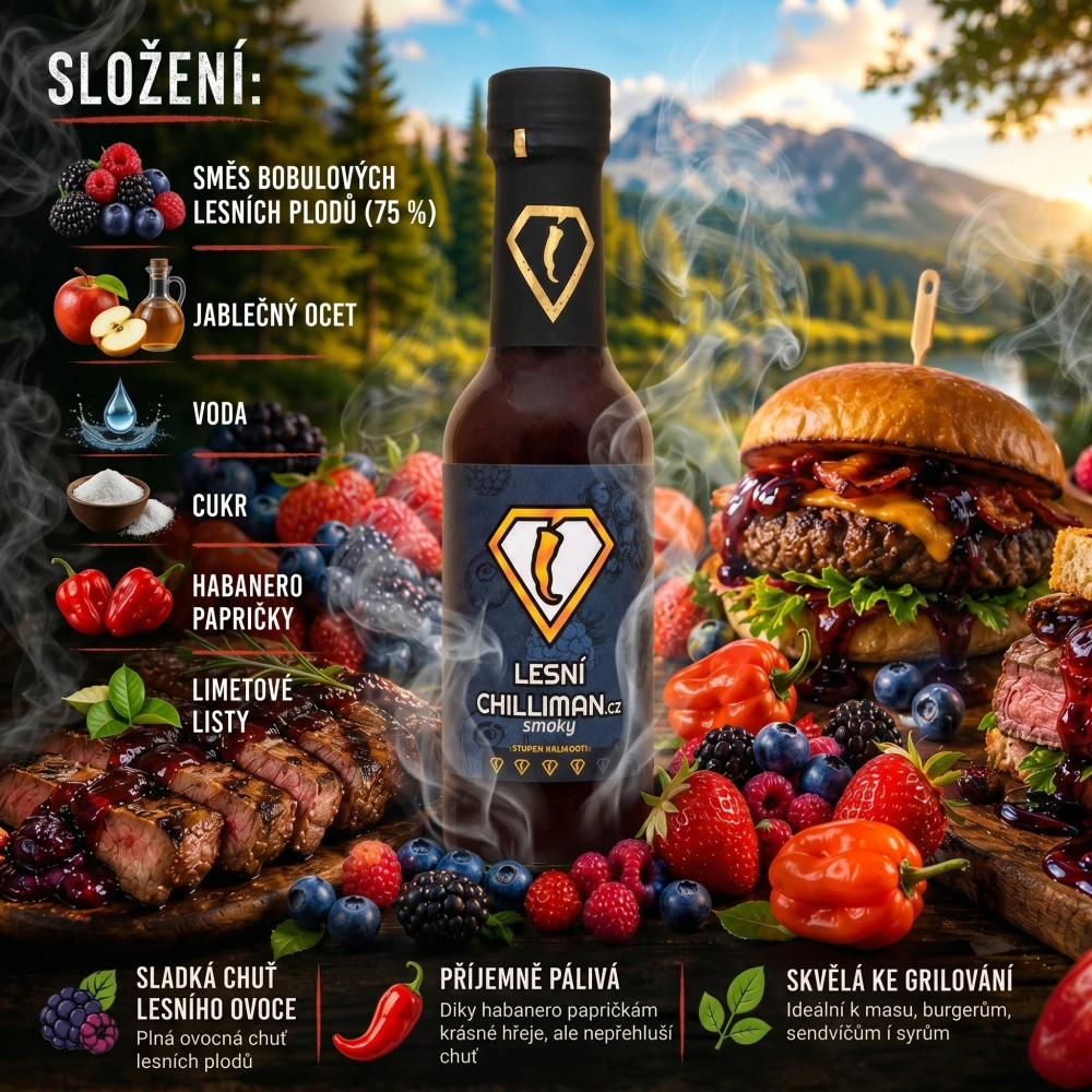 Lesní Chilliman 170 ml