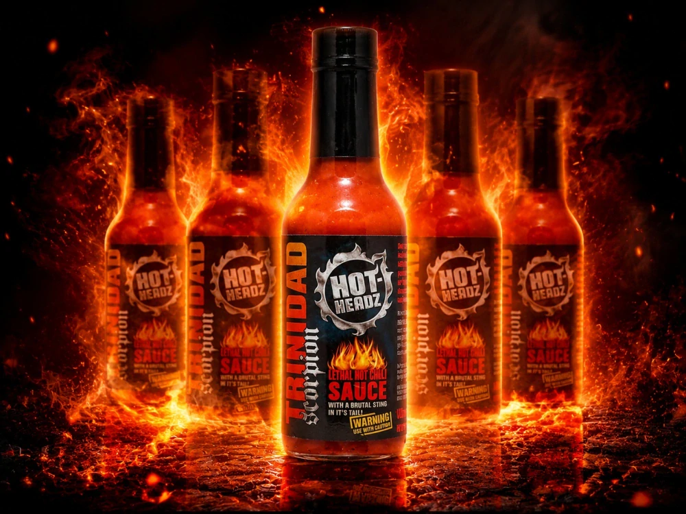 Hot Headz! Trinidad Scorpion pepper 148ml