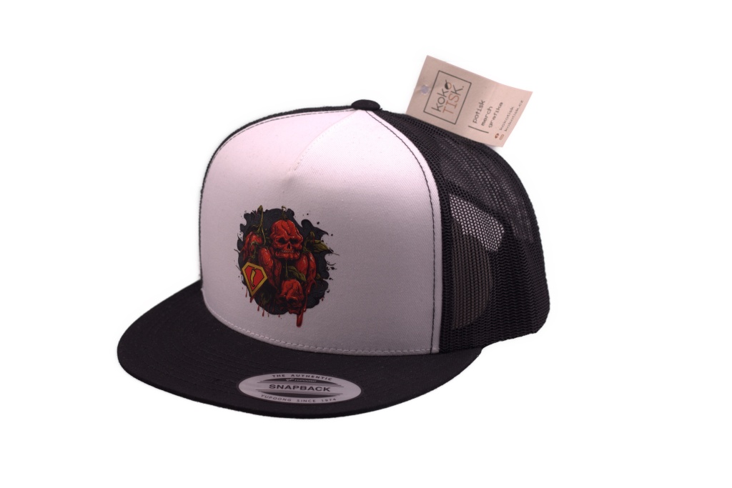 Snapback kšiltovka bílá